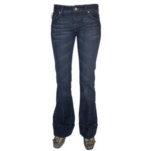 See Thru Soul Mid Rise Super Flare Serenity Denim, sz 25